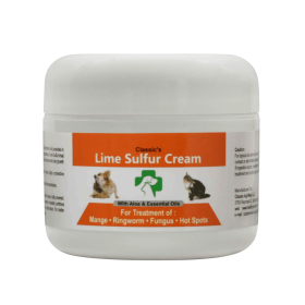 Classic's Lime Sulfur Pet Skin Cream - Pet Care and Veterinary Treatment for Itchy and Dry Skin