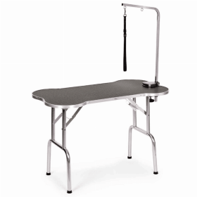 ME Bone Shaped Folding Table 45In Blk