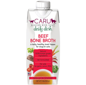 CARU Daily Dish Beef Bone Broth for Dogs & Cats