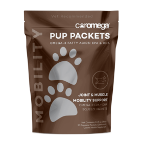 Coromega Pup Packets Omega-3 Joint & Muscle Mobility Support