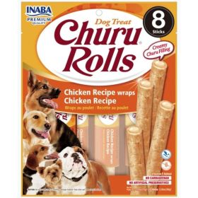 Inaba Churu Rolls Dog Treat Chicken Recipe wraps Recipe (Option: Chicken)