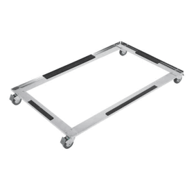 PS SS Modular Kennel Base wWheel (size: large)