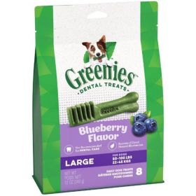 Greenies Dental Dog Treats (Option: Blueberry, size: large)