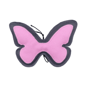 Eco-Friendly Canvas and Jute Dog Toy (Option: Design - Butterfly)
