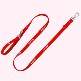 Silicone Dog Leash (Option: "Spoiled" Red Leash)