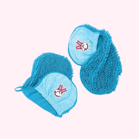 Blue Bath Towel (Option: Cutest Bitch" Blue Bath Towel)