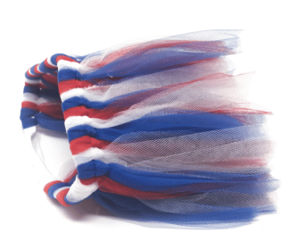 RedWhiteBlue 4th Of July Dog Tutu Skirt (size: medium)