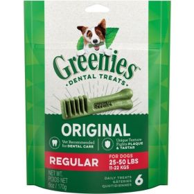 Greenies Regular Dental Dog Treats (size: 6oz)