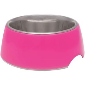Loving Pets Retro Bowl (Color: Hot Pink)