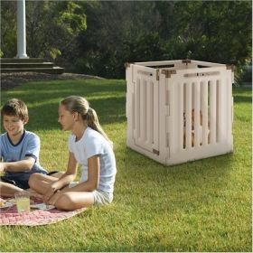 Convertible Indoor Outdoor 4 Panel Pet Playpen (Option: Four Panel)