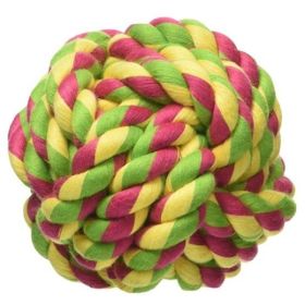 Mammoth Cottonblend Ball Flossy Dog Toy (Option: Monkey Fist, size: 2.5" Mini)