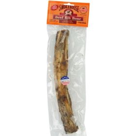 Smokehouse Rib Bone Natural Dog Treat (Option: Beef, size: 12" Long)