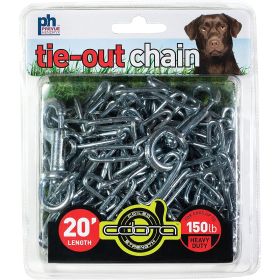 Prevue Pet Products  Tie-out Chain (Option: Heavy Duty, size: 20 Foot)